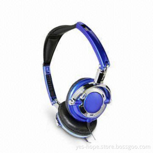 3.5mm Stereo DJ Headphone with 20Hz to 20kHz Frequency, Input Power of 100mW